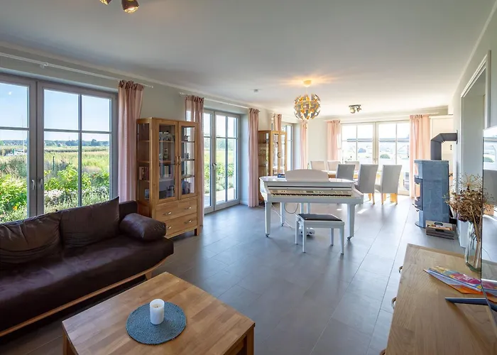 Max In Moritzdorf - Luxus Unter Reet Mit Seeblick, Kamin, Sauna Sellin (Rugen)